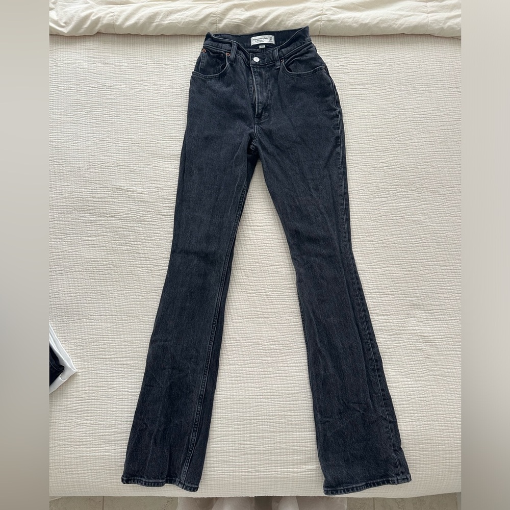Abercrombie 70s vintage flare ultra high rise curve love Jean